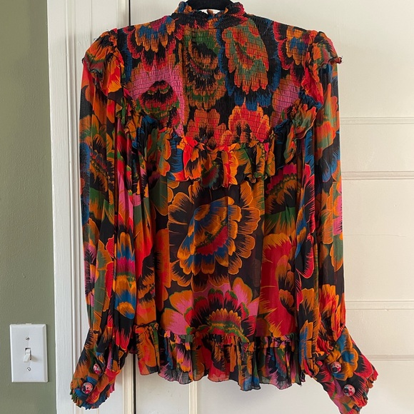 FARM Rio Floral Multicolor Blouse - Picture 9 of 10